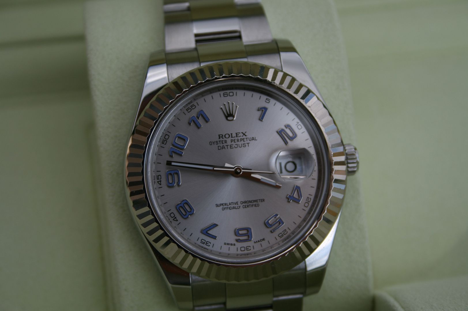 rolex datejust arabic